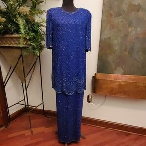 Fully Beaded Full-Length Formal - by Brilliante